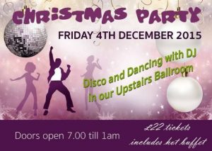 Christmas Party Night *Upstairs ballroom* Hot Buffet and DJ till 1am @ The Old Regent Ballroom | Stanford-le-Hope | United Kingdom