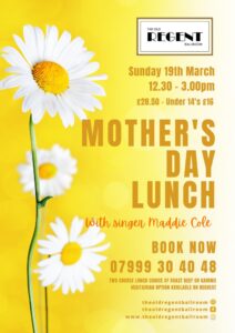 Mother's Day Lunch with Singer Maddie Cole * Sold out @ The Old Regent