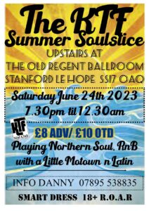 KTF Northern Soul Summer Soulstice @ The Old Regent