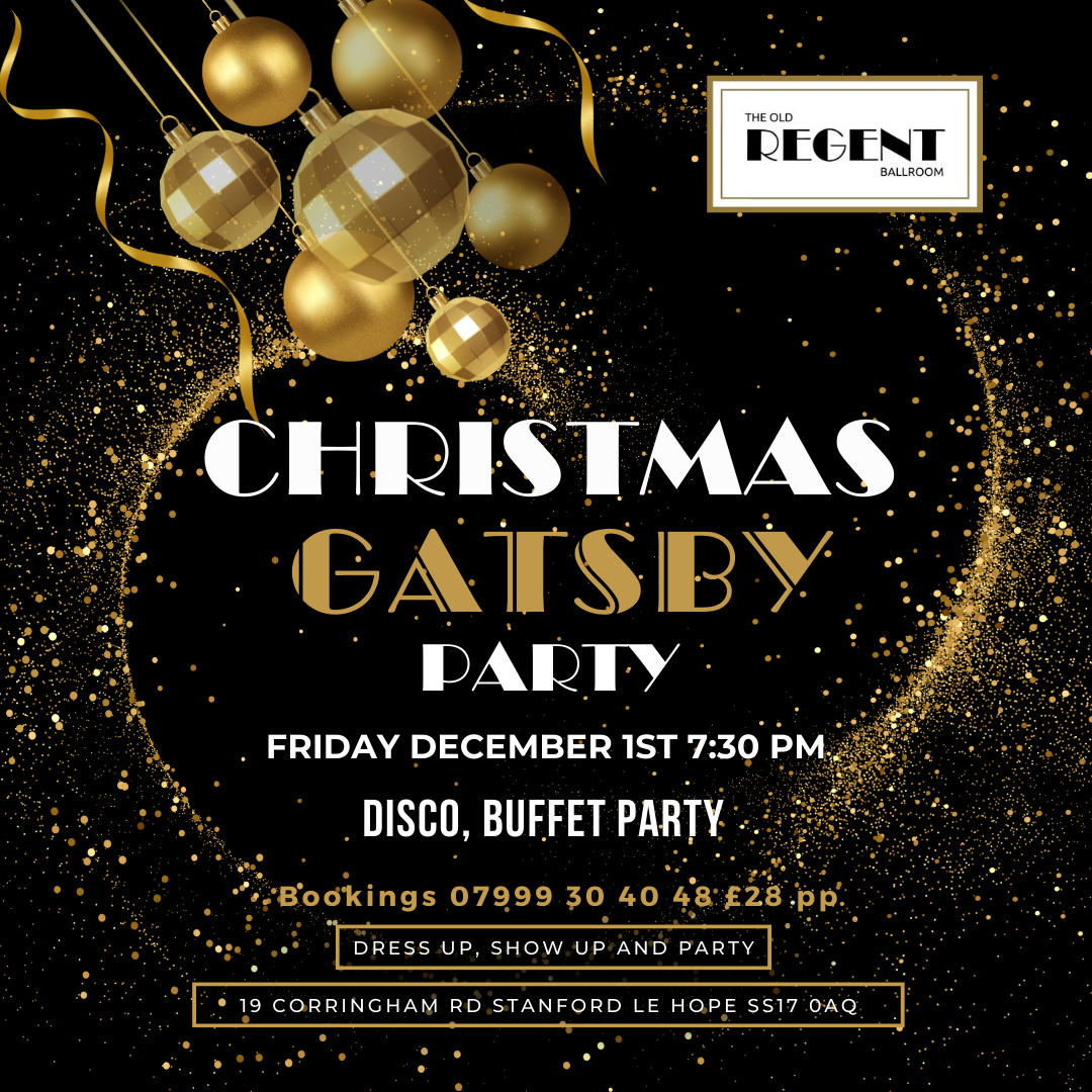 Great Gatsby Christmas Party Night - Piano Bar @ The Old Regent