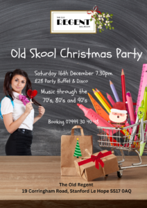SOLD OUT 16th December Skool Disco Christmas Party - Piano Bar @ The Old Regent