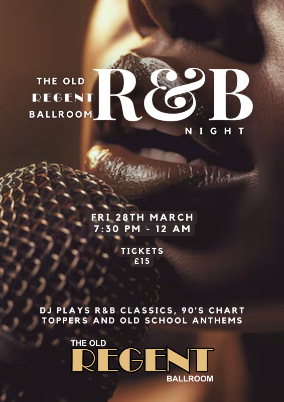 Sold Out * 28th March R&B night