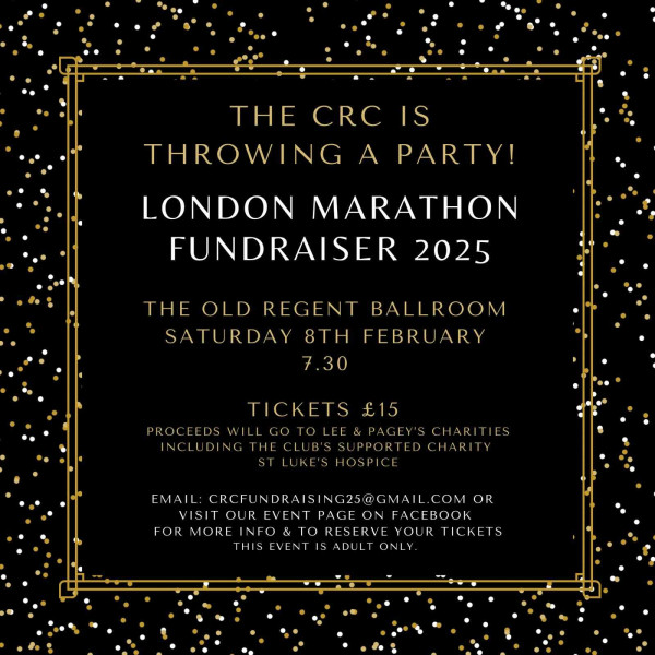 Corringham Running Club Fundraising Disco Night
