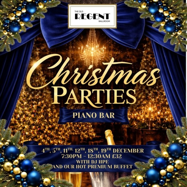 Christmas Party Night Friday 4th December Piano Bar Downstairs